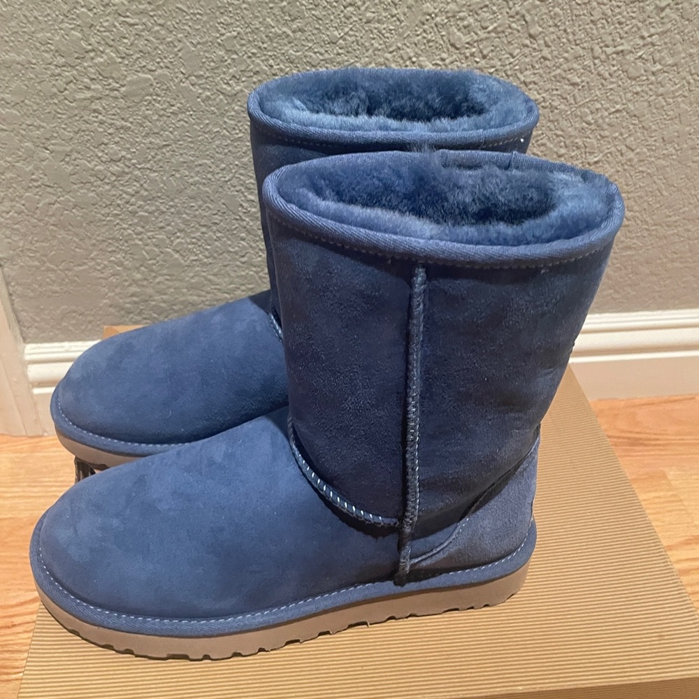 UGG Classic Short Blue Jay RARE